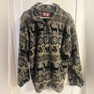 True Grit 1/4 zip sweater